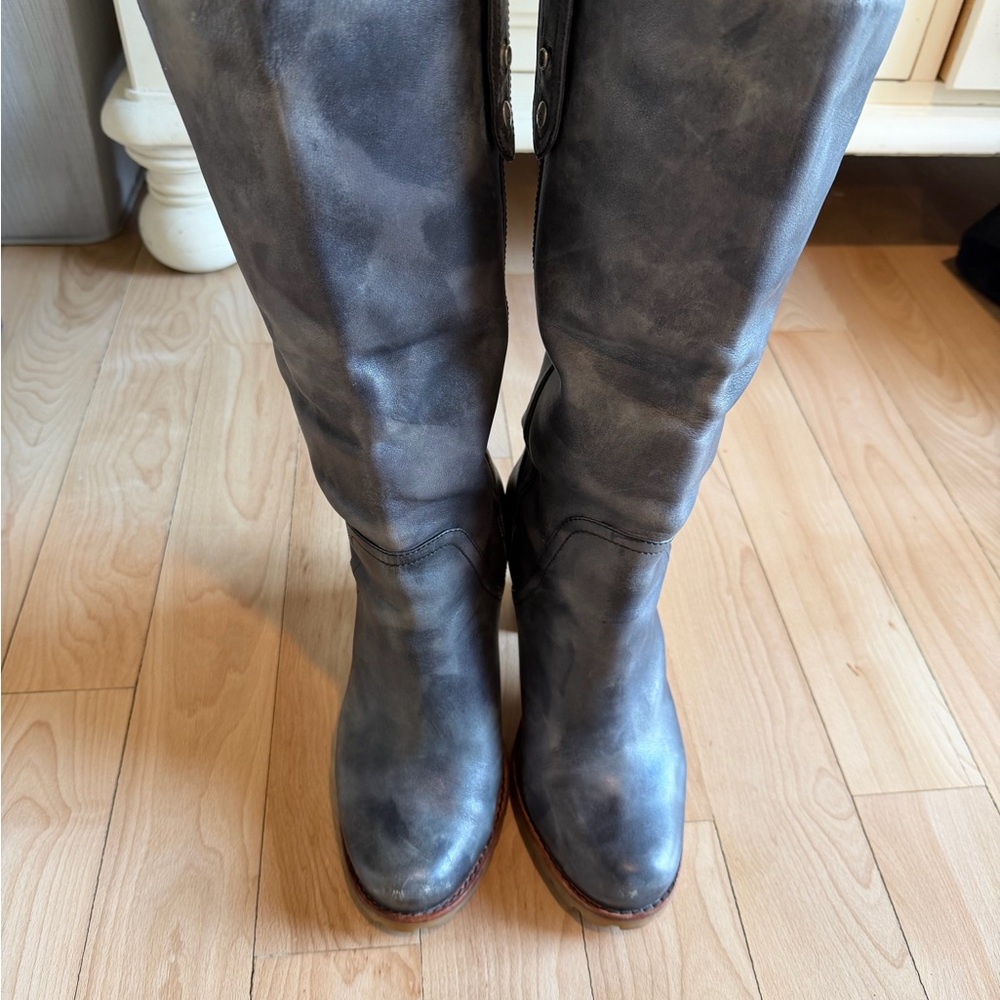 UGG Josie II Over-the-Knee Boots in Smoky Gray Leather